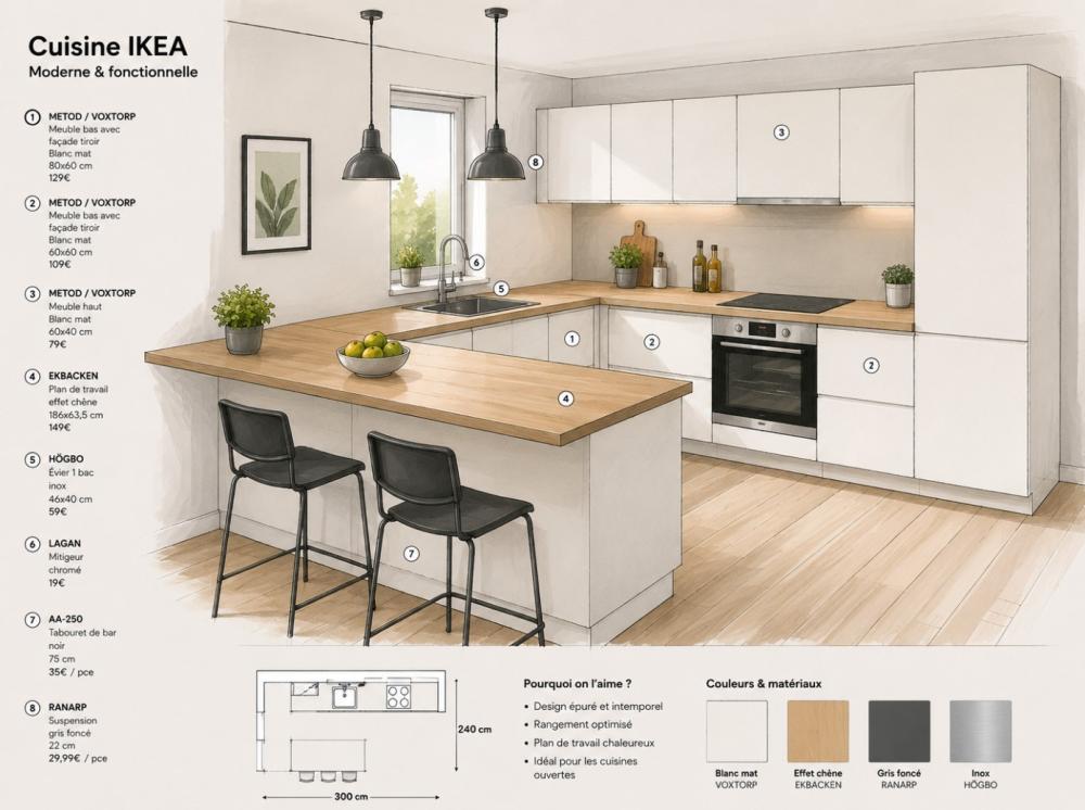 ikea cuisine dessin